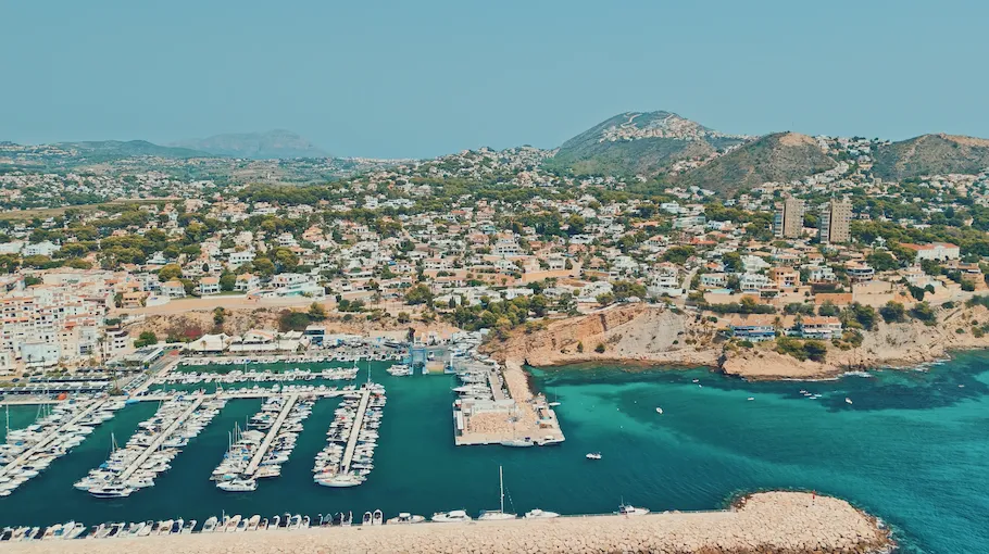 Panoramic view of Moraira
